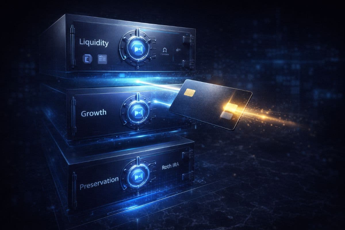 The Ultimate Crypto-Card Investment Tiering Strategy: Roth vs. Brokerage vs. Coinbase