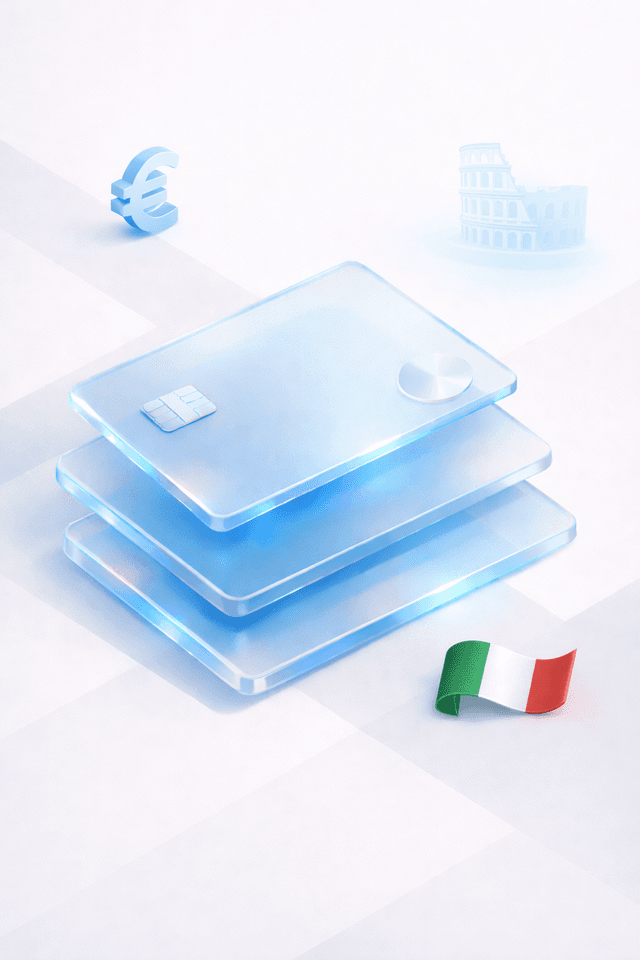 Country Italy Crypto Cards