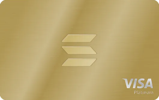 KAST Solana Gold Card Review 2026 Card Art