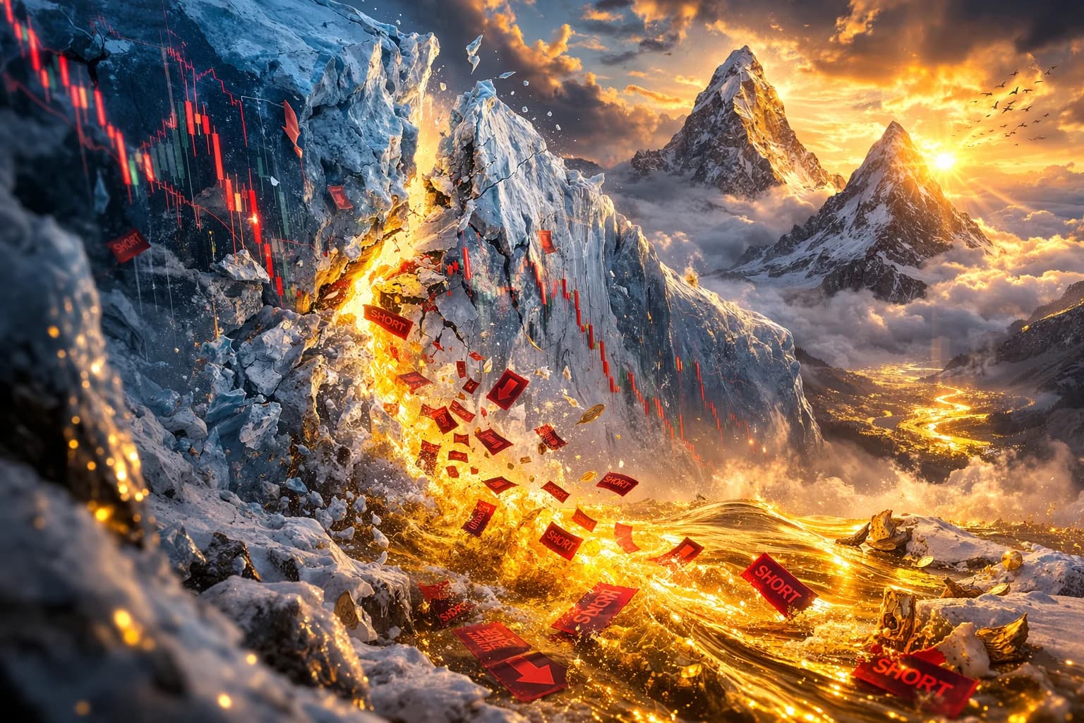 300 Million Dollars in Shorts Liquidated as Bitcoin and Ethereum Hit 6-Week Highs