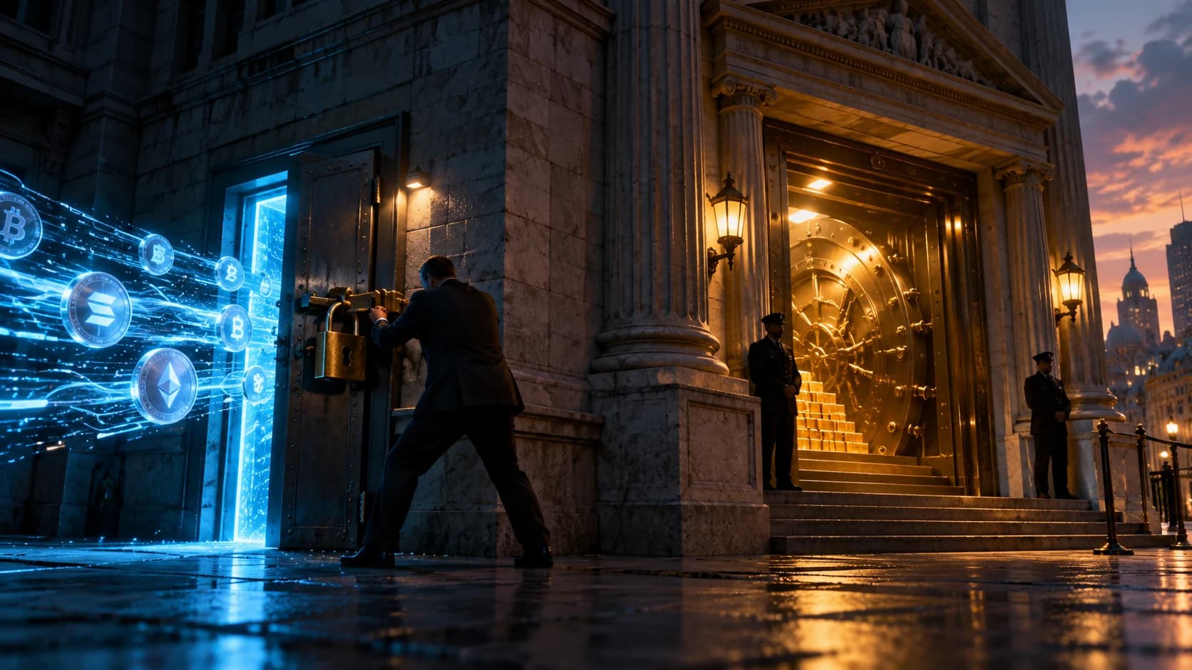 Banking Group Sues OCC to Block Crypto's 'Side Door' Into Banking