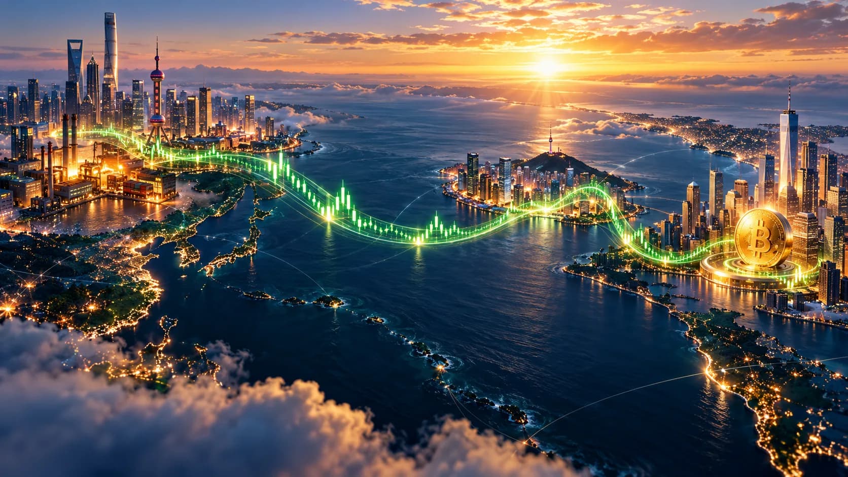 Bitcoin Rises With Asian Markets as China GDP Beats Estimates