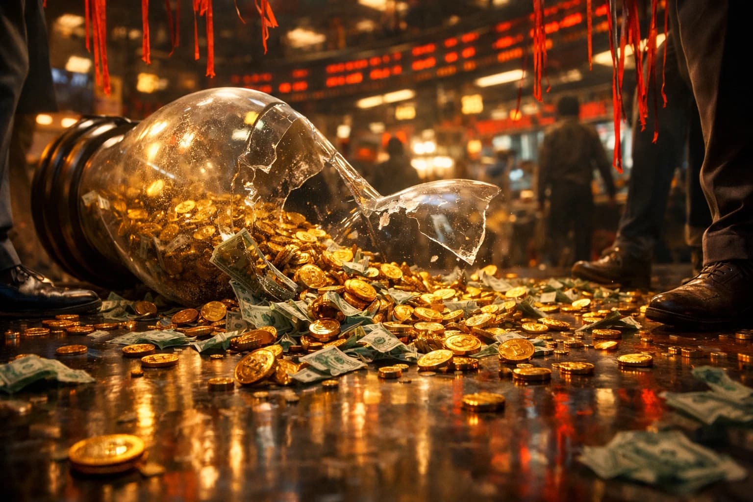 Bitcoin ETF Outflows Hit 253 Million Dollars in Two Days as SPY and QQQ Bleed a Record 64 Billion