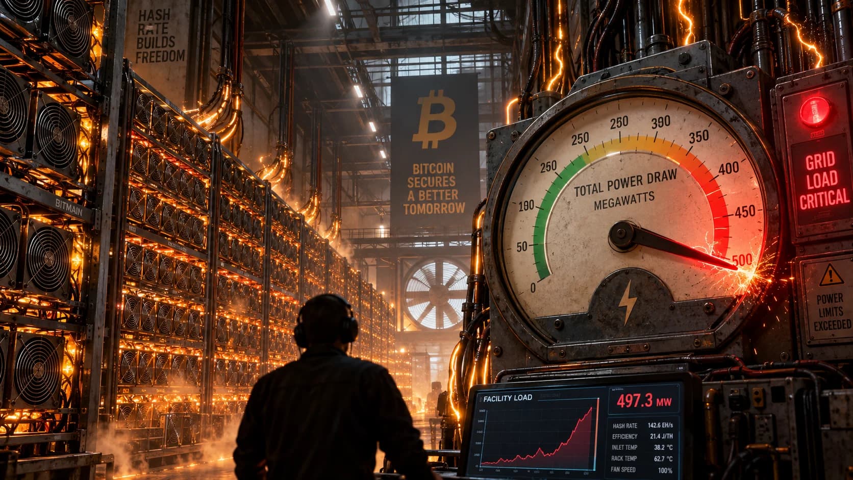 Bitcoin Mining Power Prices Spike 100x in a Single Hour