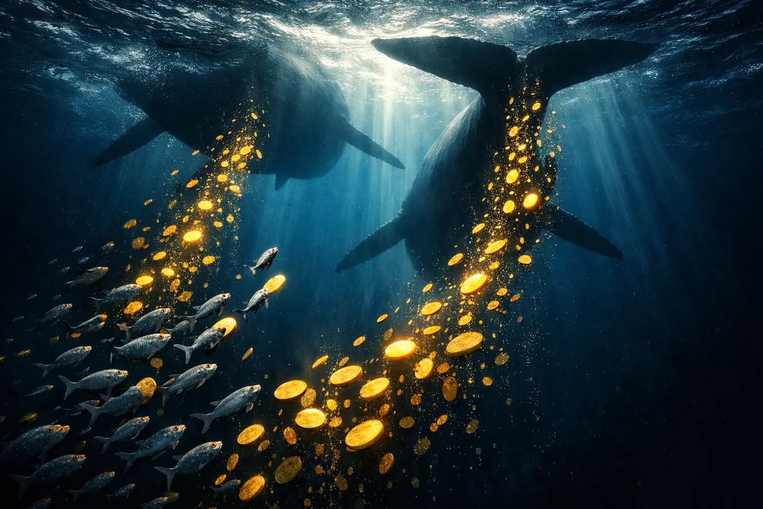 Bitcoin Whale and Shark Wallets Dump 81K BTC in 8 Days as Large Holder Supply Hits 9-Month Low