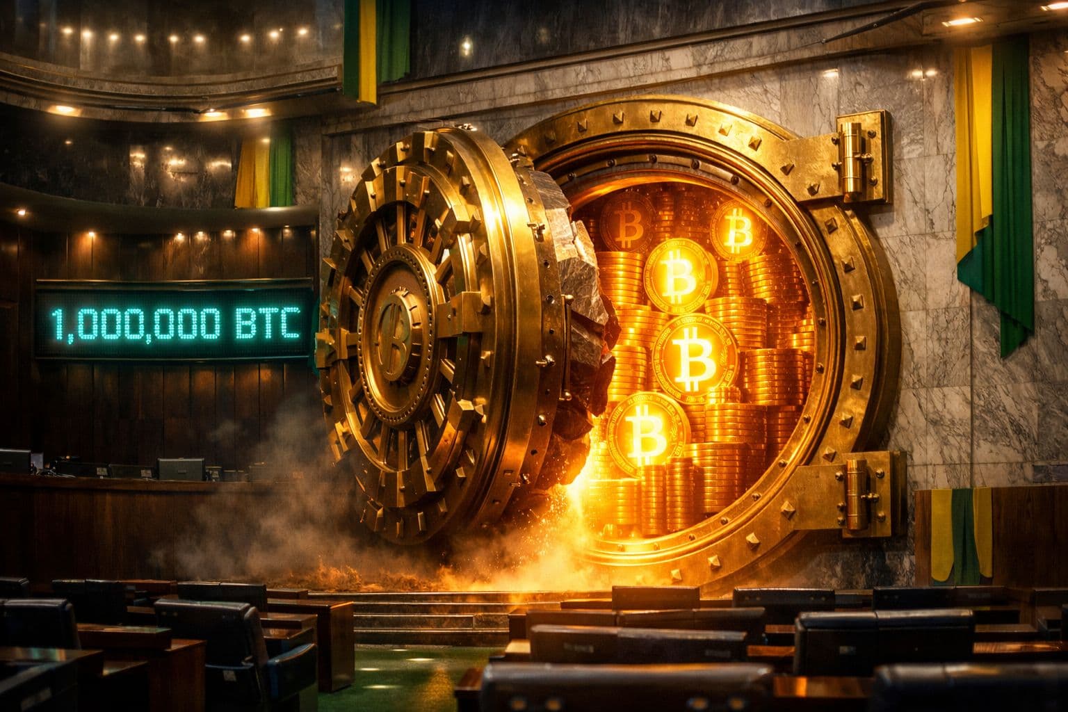 Brazil Moves to Buy 1 Million Bitcoin: Inside the RESBit Strategic Reserve Bill
