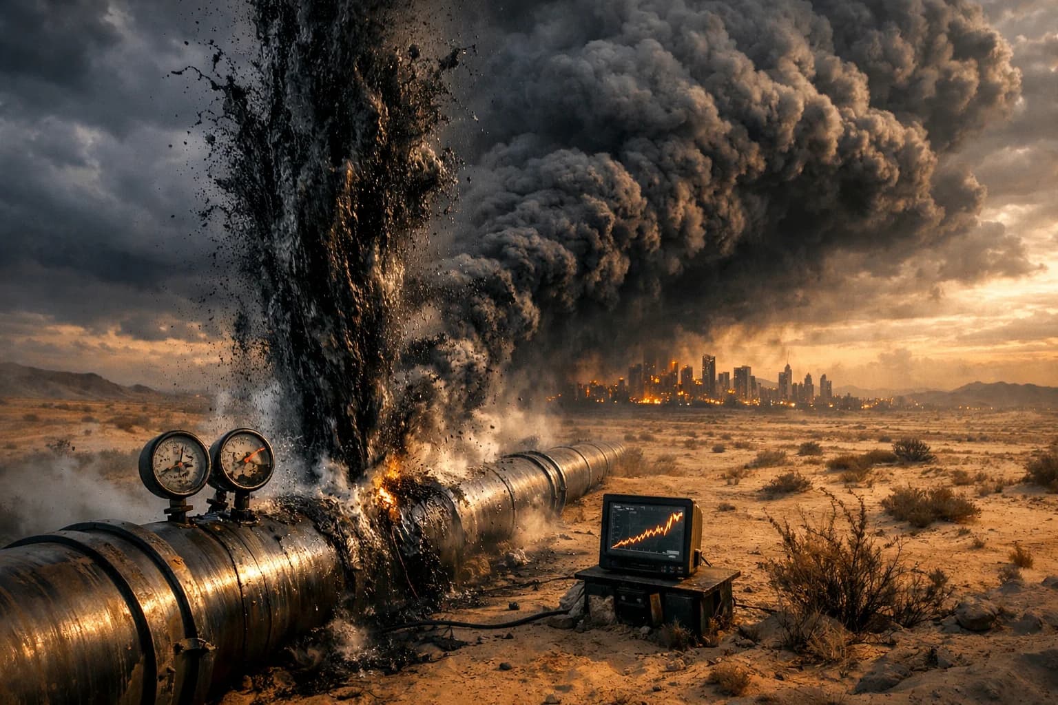 Brent Crude Just Posted Its Biggest Monthly Gain Since 1988, and Crypto Feels the Pressure