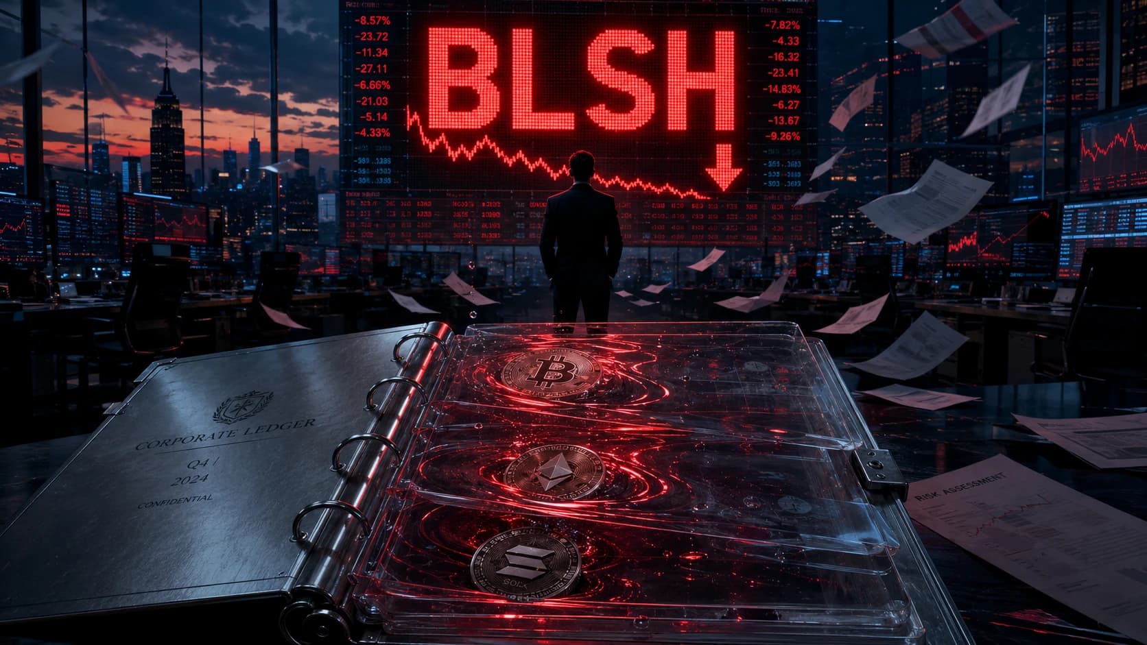 Bullish Posts $605M Loss as Crypto Holdings Slide, Shares Dip