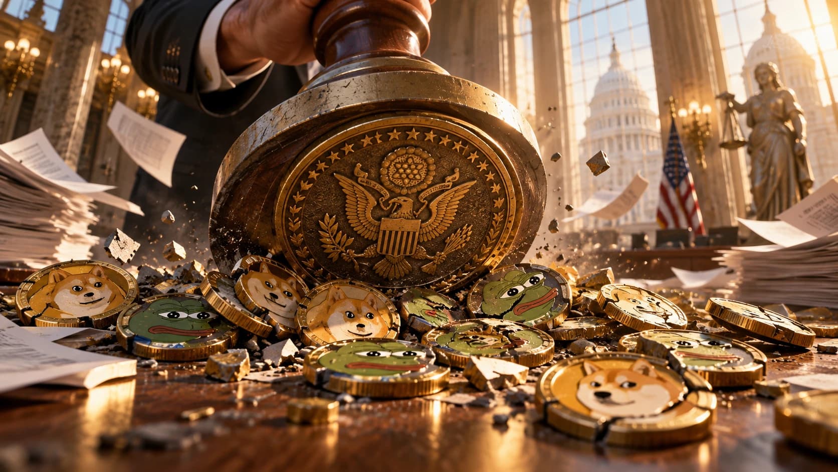 California Bans Memecoins, Newsom Calls It 'The Opposite of Trump'
