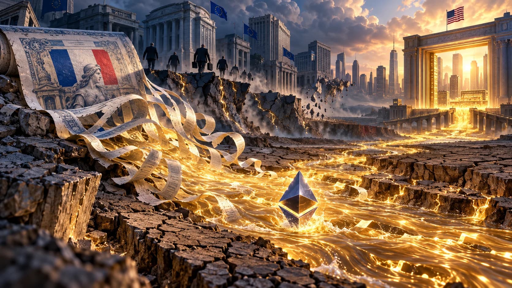France's Debt Crisis Could Push Ethereum to $10K: Hayes' Thesis