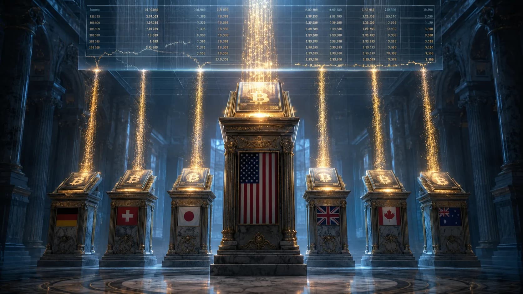 13 Governments Now Hold $26.8B in Bitcoin, US in the Lead