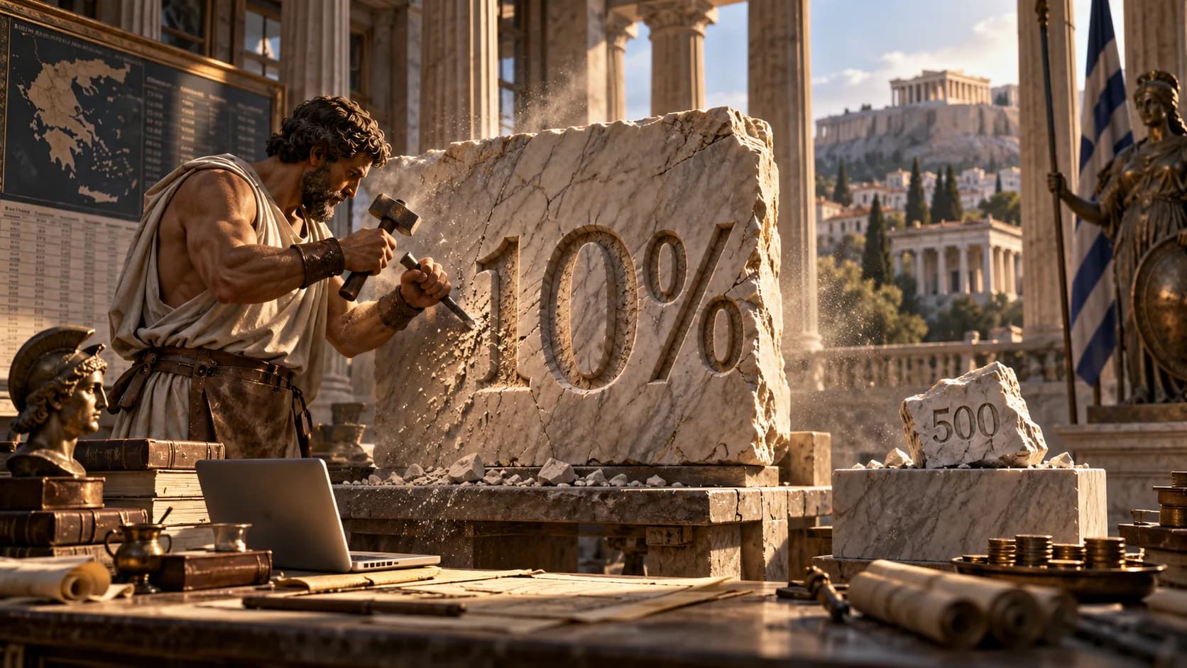 Greece Drafts a 10% Crypto Tax With a 500 Euro Exemption