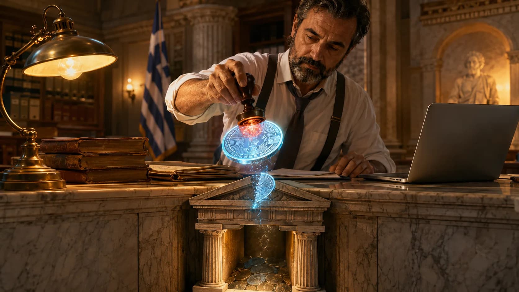 Greece Readies Its First Tax on Crypto Gains, Reuters Says