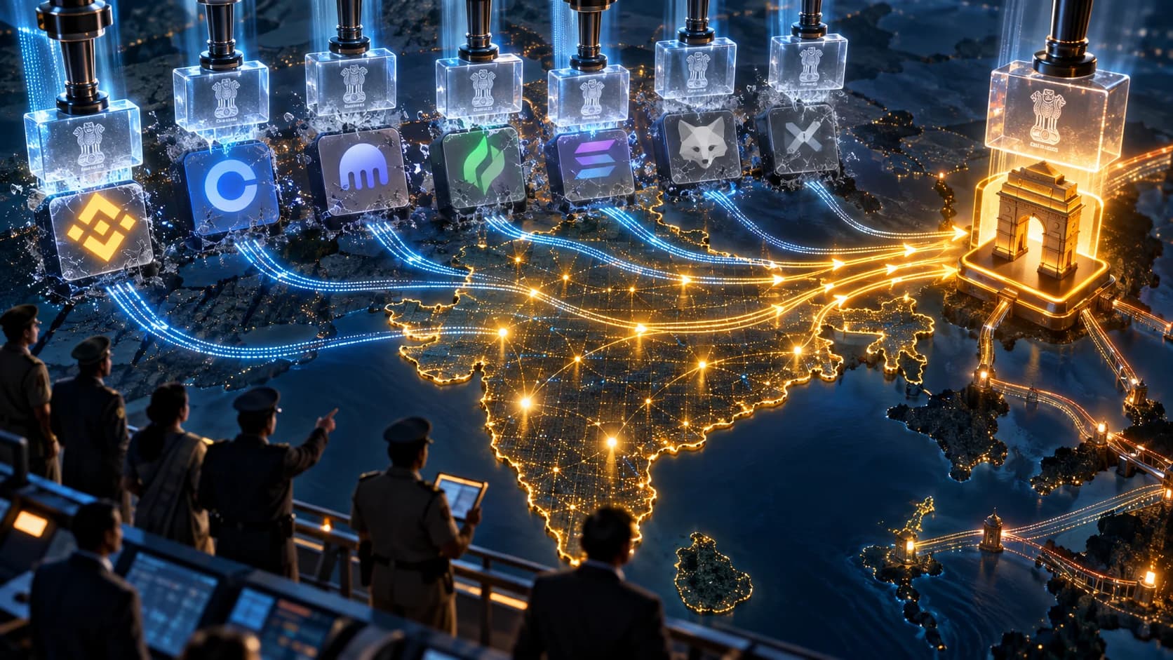 India's FIU Flags 15 Offshore Crypto Platforms for AML Lapses