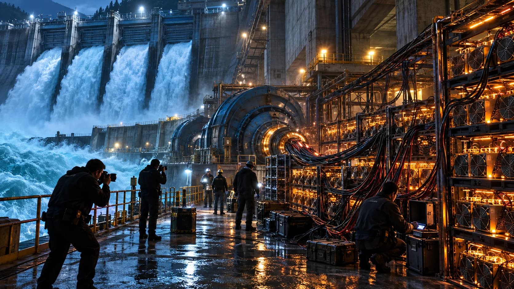 Mexico Seizes 300 Mining Rigs Wired Into a Hydroelectric Dam