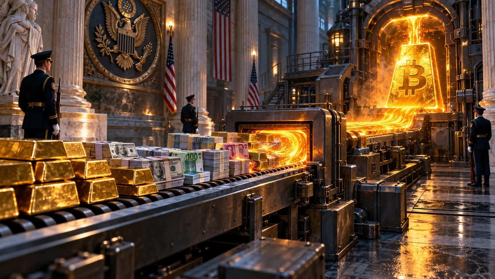 Sovereign Wealth Fund Sells Gold and FX Reserves to Buy Bitcoin