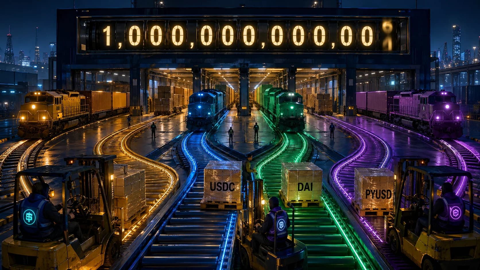 Stablecoins Cross $1 Trillion in Monthly Transfers as DefiLlama Opens Tracker