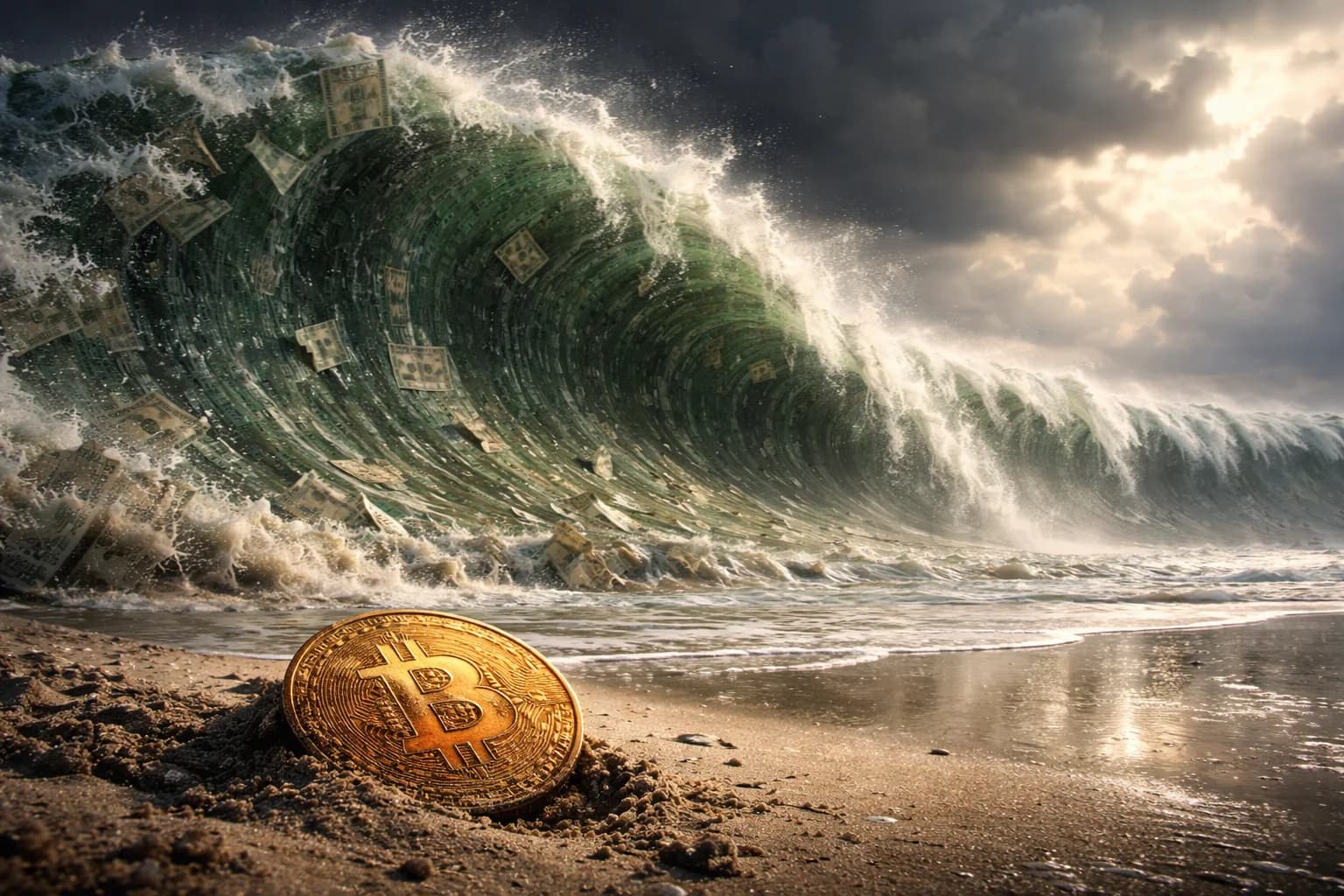 Stocks Are Finally Catching Up to Bitcoin's Crash as Bond Yields Hit 8-Month Highs