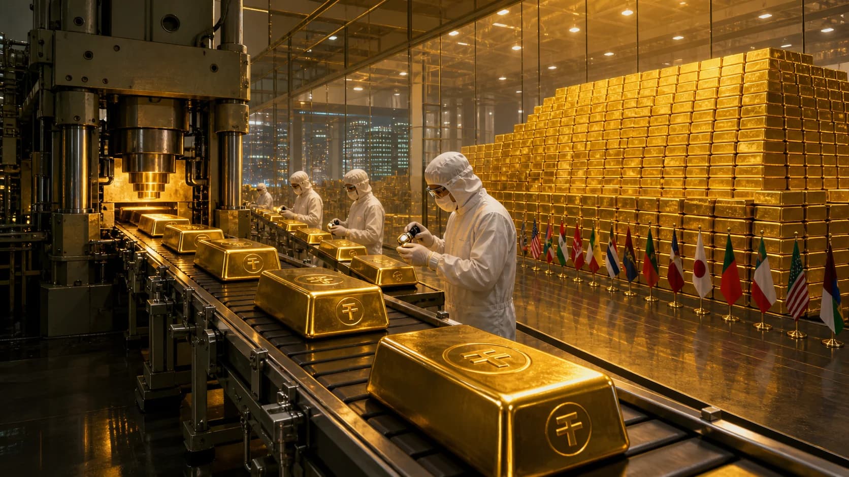 Tether Bought 6 Tons of Gold in Q1 2026, Stash Tops 132 Tons