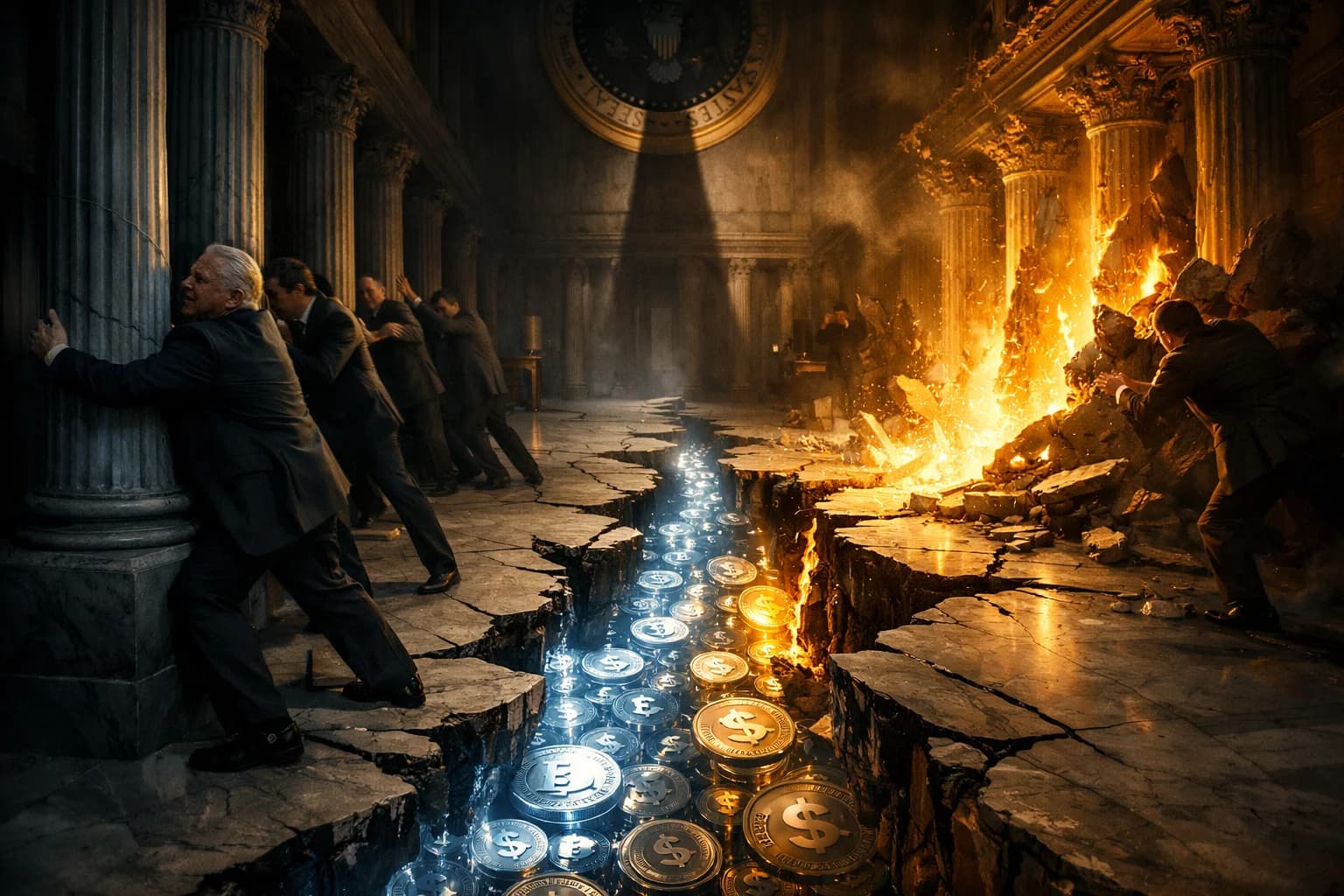 Trump Tells Banks to Stop Undermining the GENIUS Act as the CLARITY Act Stalls Over Stablecoin Yield