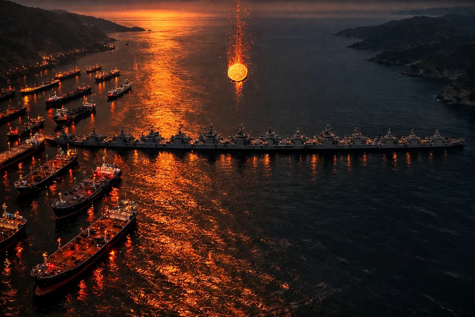 Trump Orders a Naval Blockade of the Strait of Hormuz, and Bitcoin Gives Back Its Ceasefire Rally