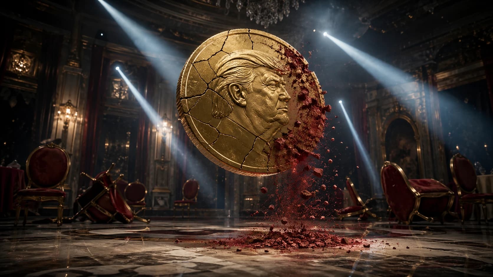 TRUMP Memecoin Sheds $100M After White House Security Incident