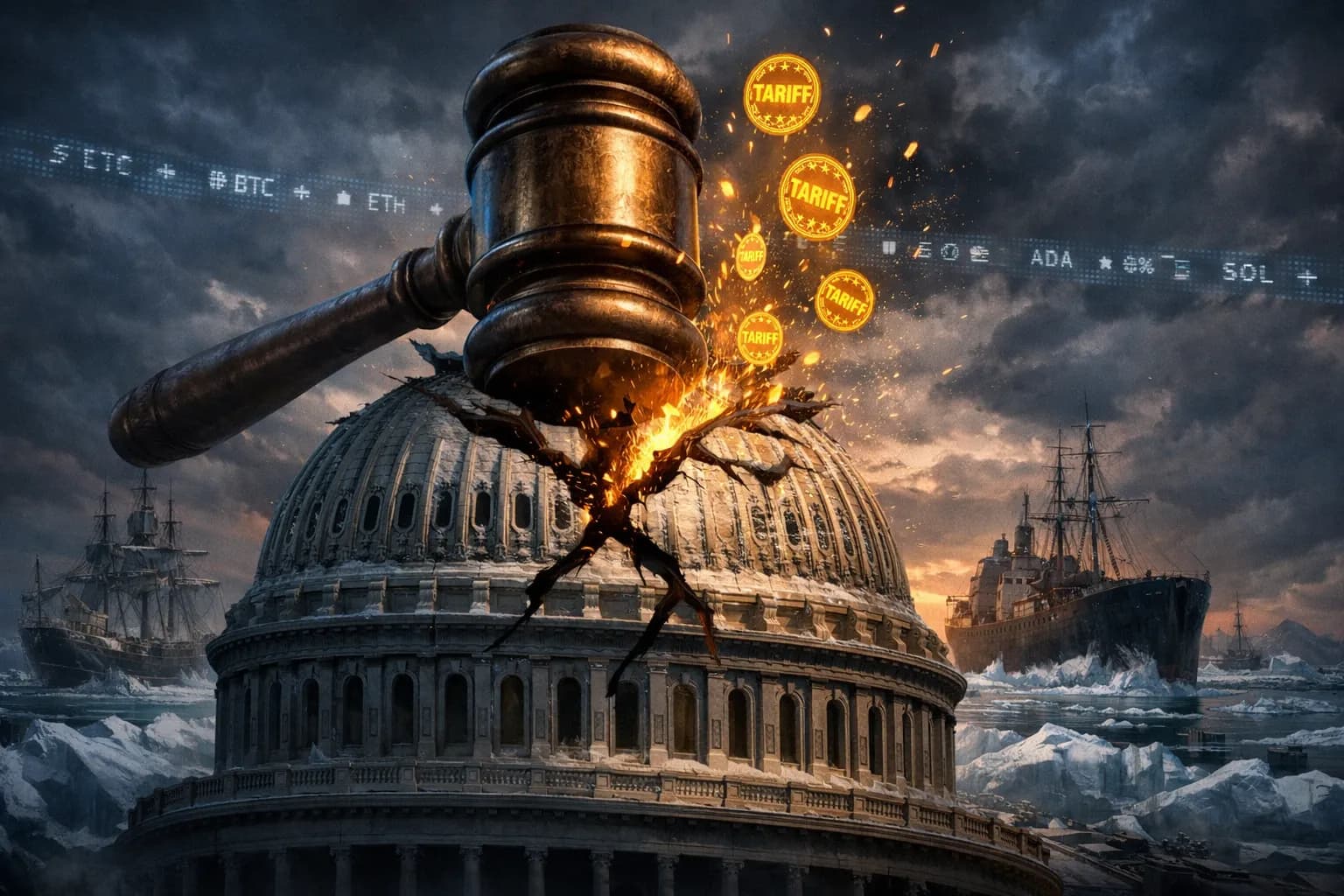 Trump Signs a 10 Percent Global Tariff Using a Law Never Invoked Before, and Crypto Markets Barely Flinch