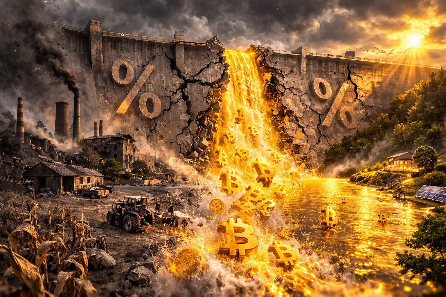 US GDP Came in at Half the Estimate, and Bitcoin Rallied 3.5 Percent Anyway